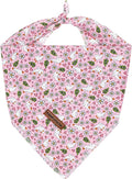Elegant little tail Dog Bandana, Cute Goose 1PC Washable Dog Scarf Female or Male Square Bib Kerchief Scarf Adjustable Pet Bandana for Medium Large Dogs