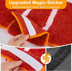 Bienbee Dog Bathrobe, Quick Drying Super Absorbent Dog Robes for After Bath, Warm Keeping Dogs Towel, Dogs Bath Supplies, Bright Red M