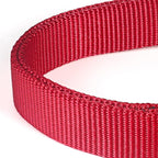 Premium Nylon Adjustable Anti-Escape Martingale Dog Collar,Heavy Duty Metal Hardware for Large Active Dogs Daily Walking,Training,etc...(Chili Pepper, Large)