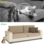 Anti Cat Scratch Furniture Protector, Transparent Self-Adhesive Couch Furniture Protectors from Cats Scratching Claws, Cat Scratch Couch Protector (17.5"X17.5")