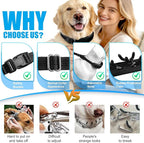 Lightweight Prong Collar for Dogs, Reflective No Pull Dog Collar | Adjustable Size Dog Pinch, Breathable Woven Fabric Air Grid Technology, Martingale Collar for Dogs Training(Black-M)