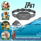 Dog Training Collar, 4500 FT Waterproof Bark Collar,Shock Collar for Dogs, Rechargeable Electric Collar with Recording & Calling & Vibration & Shock for All Breeds (Dark Gray)