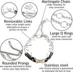 Herm Sprenger Prong Collar for Dog Training with Easy Quick Release Buckle - German Made Dog Collar with Chrome Plated Steel 3.0mm Prongs for Large - Extra Large Dogs (20-25" Neck)