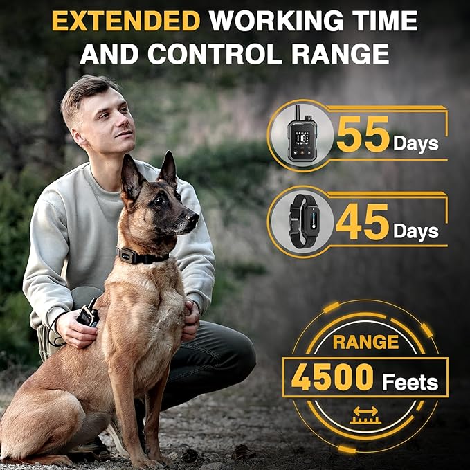 ABBIDOT Replacement Collar Receiver for Training Collar T70 & T60 New-Version, IP67 Waterproof Rechargeable E Collar