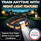 Dog Shock Collar with Remote, Unmatched 4-Mile Range, Night-Light Mode, Training Guide Included, 124 Training Levels & 4 Modes, Beep Vibration Shock, Waterproof Rechargeable, Fits All Dogs (1 Collar)