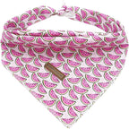 Elegant Little Tail Dog Bandana - 1PC Washable Cotton Summer Dog Kerchief Reversible Bibs/Scarf Triangle Scarf for Small to Large Dogs