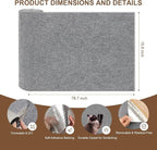 Cat Scratching Mat, 78.7"x15.8" Self-Adhesive Carpet Mat Trimmable Replacement for Cat Tree, Cat Wall Shelves, Cat Scratching Post, DIY Couch Sofa Furniture Door Protector