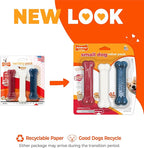 Nylabone Original Bone Power Chew Toy Value Pack for Dogs, Durable Dog Toys for Aggressive Chewers, Long Lasting Chicken, Bacon, and Peanut Butter Flavor, Small Dogs - Up to 25 Ibs, 3 Pack