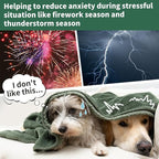 Nanaki Dog Calming Hoodie Ear Wraps for Dogs, Fireworks Ear Protection Head Muffs Doggy Warp Anxiety Relief, Doggy Hematoma Wrap, Pet Head Cover for Grooming and Force Drying Bathing Pet Protector