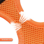 YIMEIS Dog Harness and Leash Set, No Pull Soft Mesh Pet Harness, Reflective Adjustable Puppy Vest for Small Medium Large Dogs, Cats (Orange01, X-Small (Pack of 1)