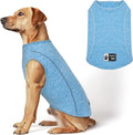 KYEESE Reflective Dog Shirt, Lightweight Sun Protection Dog T Shirts for Large Dogs, Breathable Sleeveless Pet Tank Top High Visibility Summer Dogs Clothes for Night Walking Outdoor, Blue, 3XL