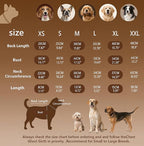 Small/Medium Dog Sweater, Warm Dog Winter Coat w/Sleeves, Comfortable High Neck & Leash Hole, Premium Dog Clothes for Golden Retriever-Best for Holidays, Daily Walks XXL Apricot