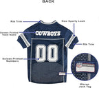 Pets First NFL Dallas Cowboys Dog Jersey, Size X-Small, Football Shirt Costume for Pet, Dog Sports T-Shirt, NFL Team Clothing for Cats, Licensed Pet Apparel Available in 7 Sizes and 32 Teams
