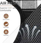 PUPTECK Soft Mesh Dog Harness and Leash Set Pet Puppy Cat Comfort Padded Vest No Pull Harnesses, Black, M