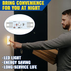 Saillong 2 Pieces Lighted Doorbell Button, Wall Mounted Garage Door Opener Switch with LED Light Compatible with Most Wire Doorbell Chimes, Transformer, Ringer, Buzzers (White,Warm Light)