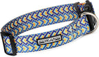 Lucky Love Dog Wide Dog Collar - Adjustable, Durable, Soft Webbing, & Comfortable 1.5 inch Wide Collar for Dogs Male and Female with Strong Buckle - Murphy, Medium