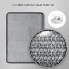 Cat Scratching Pad Natural Sisal Sofa Corner Furniture Protector Scratcher Mats Protecting Carpets and Sofas Couch Corner Furniture Anti-Slip Sisal Cat Repellent Mat for Sofa Bed Desk Legs