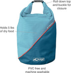 Kurgo Kibble Carrier - Portable Kibble Carrier - Compact Travel Storage - Dog Food Dry Bag - Camping Dog Storage - 5 lb Capacity - Chili Red