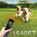 4 Dogs Shock Collar, 1640FT Dog Training Collar with Remote, Waterproof Electric Educator, Smart Anti-bark Trainer, 4 Modes Stop Bad Behaviors, Security Lock, Rechargeable e-Collar for Puppy