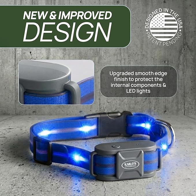 Dog Shock Collar (New Version) with 360° LED Lights – 4200FT Dog Training Collar with Remote, IPX8 Waterproof, Beep/Vibration/Safety Shock Modes, Rechargeable E-Collar for Dogs