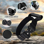 JSXD Tactical Dog Collar, 1.5 Inch Wide, Heavy Duty Military Training Collar with Handle, Metal Quick Release Buckle, 1000D Nylon, for Medium Large Dogs