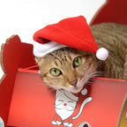 LA LA CAT Santa Sleigh Cat Scratcher