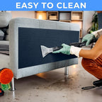 Cat Scratch Furniture Protector Couch Protector from cat Claws Self-Adhesive Carpet remnants Scratching Mat Trimmable DIY Climbing Covering Posts 39.3" x 15.8" Grey