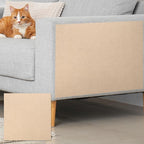 uxcell Self-Adhesive Cat Scratching Mat, 1 Roll 23.6" x 23.6" Couch Protector from Cat Claws for DIY Sofa, Wall, Doors, Cut Anti Cat Scratch Pad Carpet Mat, Khaki