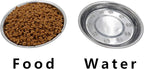 Dog Bowls Cat Bowls (Stainless Steel Dish 5-Pack)