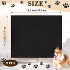 9 Pcs Dog Nail File Scratcher Self-Adhesive Replacement Sandpaper for Dog Scratch Pad Nail Files for Pet Manicure & Pedicure, Litter Box, Furniture or Any Flat Surface (9.2''x11.2'')