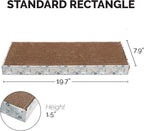 Furhaven Scratching Board w/ Catnip for Indoor Cats, Reversible - Holiday Corrugated Scratcher Pad - Hanukkah Print, One Size