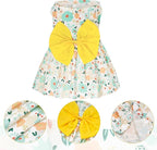 choyaxo Floral Dog Dress Cute Dog Skirt Pet Dress Summer Pet Clothes for Puppy Small Cats