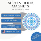 Screen Door Magnets Double Sided – Keep People, Kids, and Dogs from Running into a Screen Door. Saver - Robbins Aria Dreams
