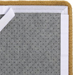 SAFAVIEH Cat Scratch Mat Pad Collection, 9" x 14", Brown, Sisal & Jute Boucle Weave, Velcro & Slip Resistant Backing
