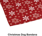ADOGGYGO 4 Pack Dog Bandana Christmas Scarf Bibs Kerchief Set Pet Christmas Costume Xmas Holiday Bandanas for Small Dogs Pets (Small)