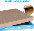 3Pcs Cat Scratching Pads, Double-Sided Corrugated Horizontal Cat Scratcher Cardboard, Scratch Board
