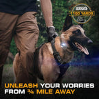 INVIROX Dog Shock Collar [Ultra K9] 124 Training Levels, 4 Powerful Modes with Night-Light and ¾ Mile Range 100% Safe Dog Training Collar for Large Dogs IP67 Waterproof (X2 Camouflage)