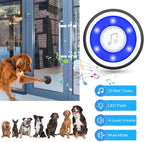 Wireless Dog Doorbell, Dog Bells for Potty Training IP65 Waterproof Touch Button Doggie Doorbell 1000ft Long Range with 20 Melodies 4 Modes LED Flash (2 Transmitter)