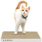 Cat Scratcher, Heavy Duty Scratch Pad, Durable Corrugated Cardboard Scratching Board for Indoor Cats, Double-Sided Usability, Recyclable, with Catnip