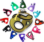 EcoBark Step in Dog Harness - Eco-Friendly Dog Harnesses for for Small & Medium Breed Dogs - Reflective and Adjustable Chest Body Halter Vest -Soft Luxurious Mesh (Yellow Sport, XL)