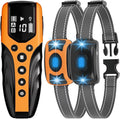 No Shock 2 Dogs Training Collar, 2025 Vibrating 2 Dogs Collar with Remote 2000ft, Beep and Vibration Collor for 2 Dogs 10-120lbs, Rechargeable/Security Lock & Humane to Stop Bad Behaviors
