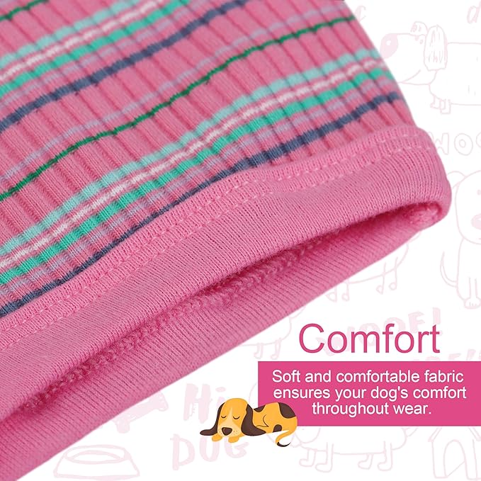 Elevate Your Pet's Comfort and Fashion: Premium 100% Cotton Rib Dog Shirt Vest for Small Breeds Like Chihuahuas, Yorkies, and Puppies .Year-Round Style with Tank-Style Puppy Attire Beige XX-Small