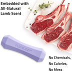 Playology Dog Toys | Durable Squeaky Chew Stick for Dogs | Jumbo Lamb Scented Toy - Easy to Clean and Made from Non Toxic Materials