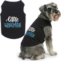 Parisian Pet Dog Shirt – 100% Cotton Shirts for Large Dogs – Sleeveless Black Puppy Vest – Lightweight and Breathable Pet Apparel – Funny Summer Boy Dog Clothes - Stretchy Cute T Shirts for Dogs
