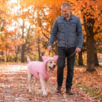 FLAdorepet Pink Pig Dog Costume,Halloween Holiday Pet Dog Piglet Outfits,Winter Coat Snowsuit Clothes for for Small Medium Large Dogs (Pig, 7XL)