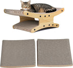 Cat Scratcher Replacement Pads (2pcs Larger-Side Only) for Olurrsia Reversible Cat Scratcher Bed
