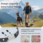 Dog Shock Collar - 3300 FT Remote Dog Training Collar, IP7 Waterproof, 4 Training Modes Lighting,Beep,Vibration,Safe Shock, Dual Channel E-Collar with Safety Lock for All Breeds (10-150 lbs)