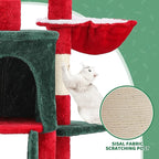 Magshion 54" Cat Tree for Indoor Cats, Sturdy Cat Tower for Cats 20 lbs+, Multi-Level Climbing Tower with Scratching Posts, Ladder, Condo, Top Perch and Hanging Toy