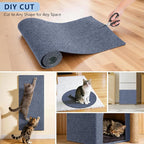 Cat Scratch Pad 78.7x15.8 Inch Self-Adhesive Trimmable Durable Cat Claws Furniture Protector for Couch Sofa Wall Door