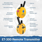 Educator ET-300 Mini E Collar for Dog Training with Remote - 1/2 Mile Range, Waterproof, 100 Blunt Stimulation Levels, Tone or Vibration Mode, Night Light Tracking for Small, Medium & Large Dogs